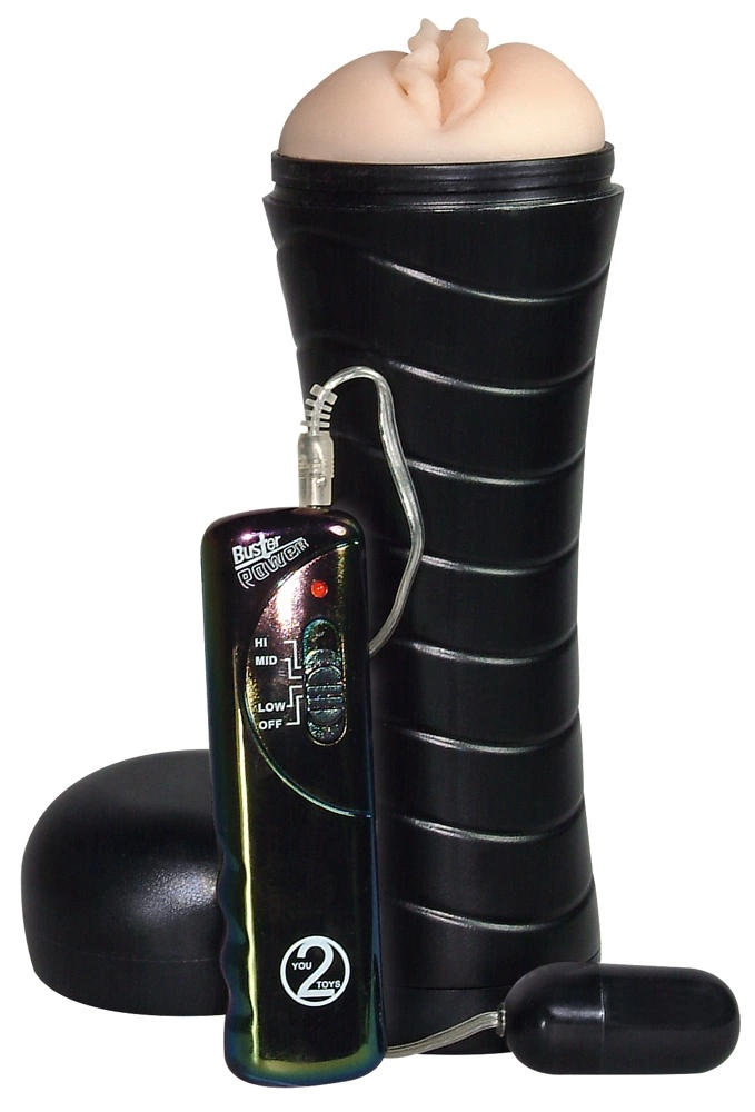 You2Toys Pussy To Go Intymny System Wibracyjny z Dyskretnym Etui 23cm - Anelma You2Toys Pussy to Go Vibration Intimate Device with Textured Channel combines 3 vibration modes and remote control in a practical