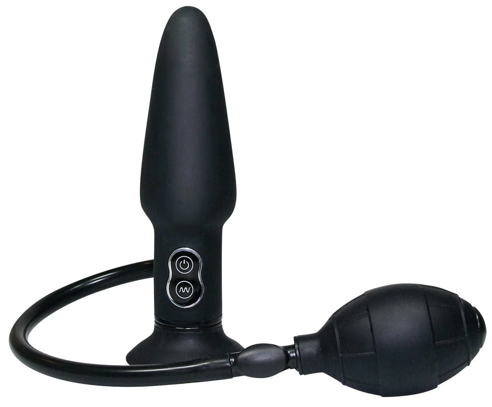 You2Toys WibrujÄ…cy korek analny z funkcjÄ… nadmuchiwania 17 cm