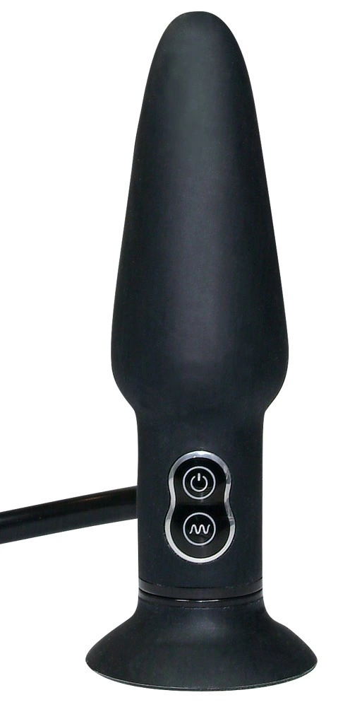 You2Toys True Black Inflatable Vibrating Plug 7-Mode