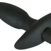 Black Velvets model 13cm - kompaktowa wtyczka analna z wibracjÄ… i uchwytem
