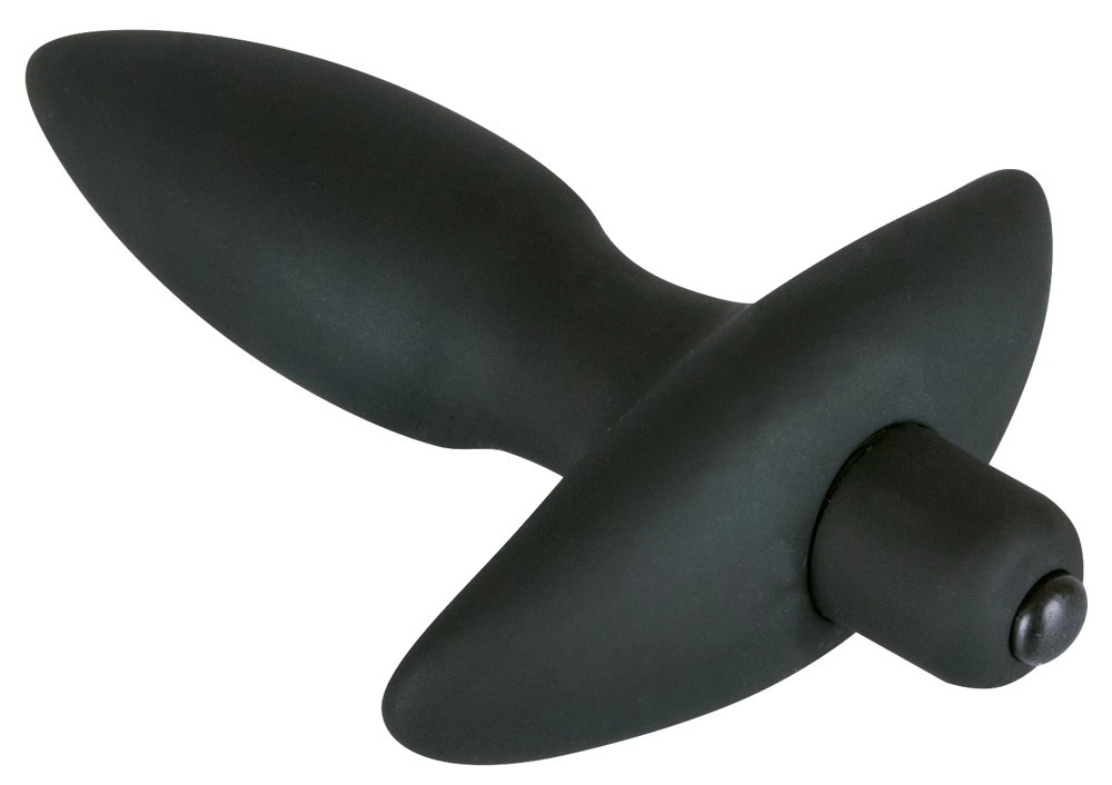 Black Velvets model 13cm - kompaktowa wtyczka analna z wibracjÄ… i uchwytem
