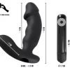 Rebel Black Intimate Vibe with Perineal Stimulator 15cm
