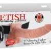 Fetish Fantasy Vibrating Hollow Strap-On 7†Adjustable Harness PVC - Anelma sextoys