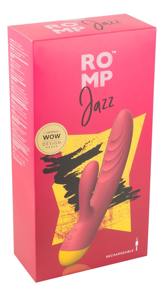 ROMP Jazz urządzenie intymne kroliczek 10 trybow silikonowy - vibraattori