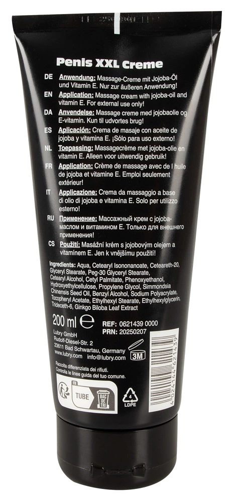 HOT Care Cream 200 ml with Jojoba Oil and Ginkgo Extracts