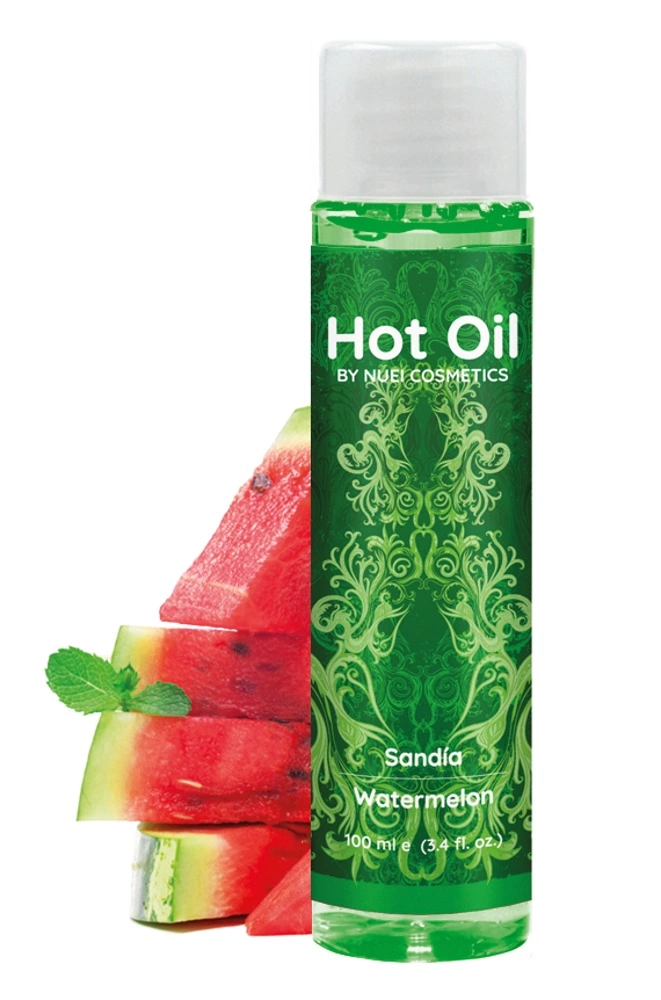 Nuei Hot Oil Watermelon - RozgrzewajÄ…cy olejek do masaÅ¼u 100 ml
