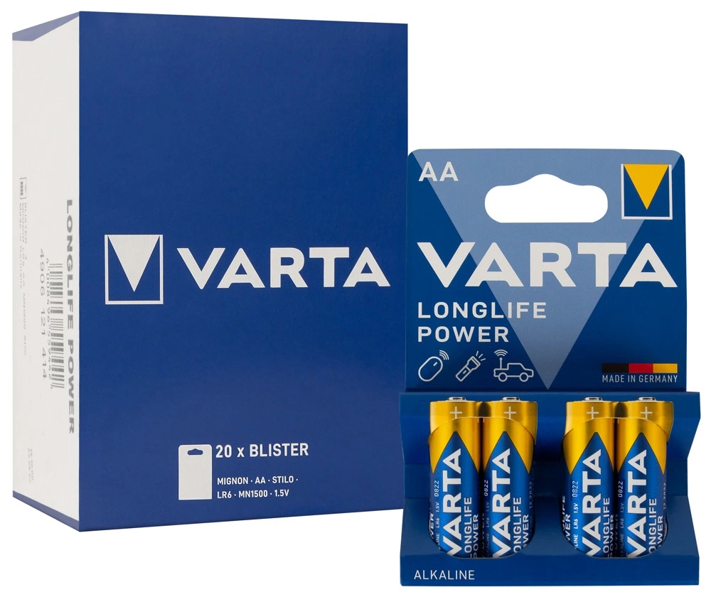Varta LR6 AA 80 szt. - Zestaw baterii alkalicznych