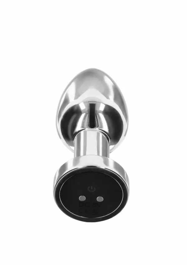 TOYJOY The Glider Vibrating Plug Medium stalowy