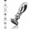 TOYJOY The Slider Vibrating Plug Medium Stainless Steel 7 Modes USB. Butt plug