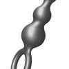 TOYJOY The Stuffer 3 Balls Plug Silicone Intimate Trainer Metallic - Anelma TOYJOY The Stuffer 3 Balls Plug Silicone Intimate Trainer Metallic