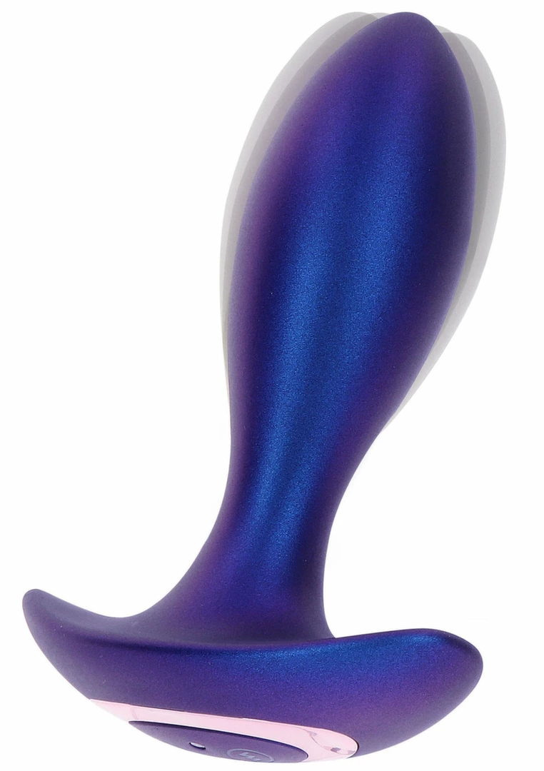 TOYJOY The Brave Vibrating Anal Plug Remote Control Silicone Black