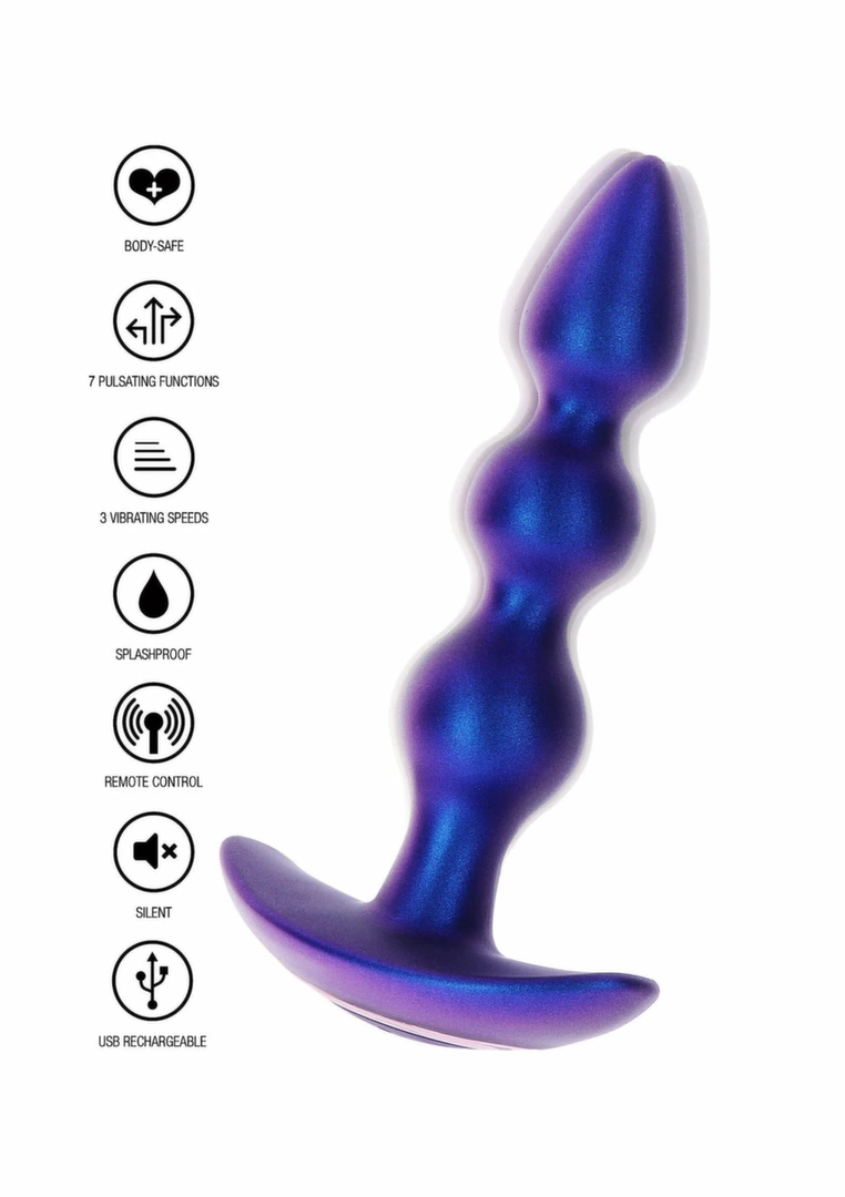 TOYJOY The Bold Beaded Vibrating Plug with Remote Control