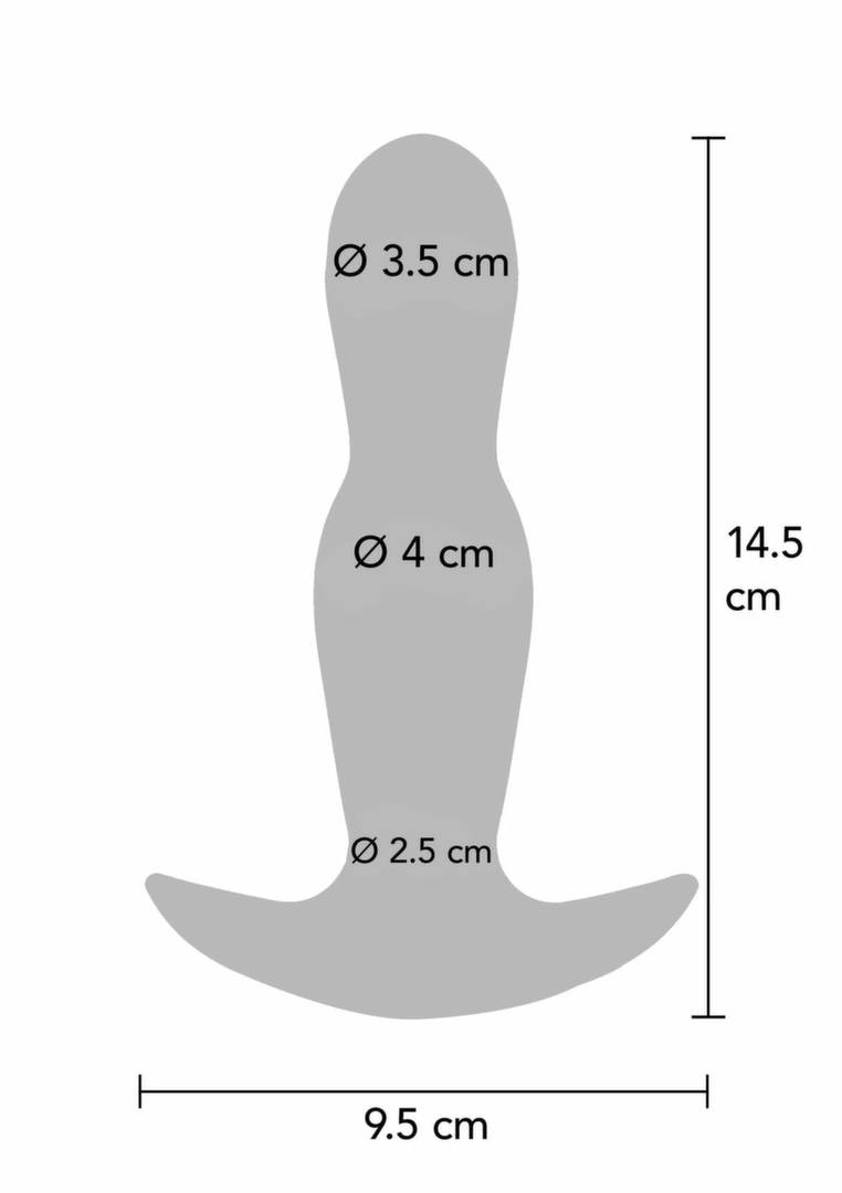 TOYJOY The Stout Inflating - wibrujÄ…cy model analny z pilotem