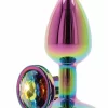 TOYJOY Twilight Booty Jewel Small Rainbow Aluminium Plug