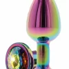 TOYJOY Twilight Booty Jewel Large Rainbow Aluminium Plug