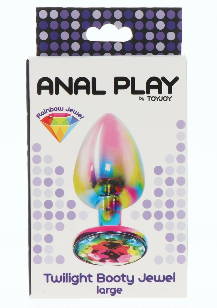 TOYJOY Twilight Booty Jewel Large Rainbow Aluminium Plug
