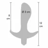 TOYJOY Private Dancer Silicone Vibrating Plug with Flared Base Black. Butt plug. See functions