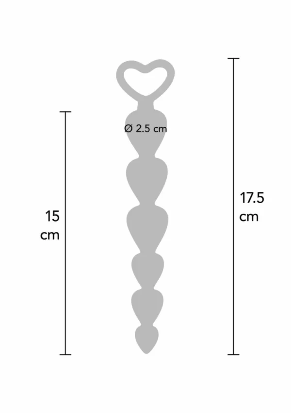 TOYJOY Bottom Beads silikonowy Å‚aÅ„cuszek z koralikami