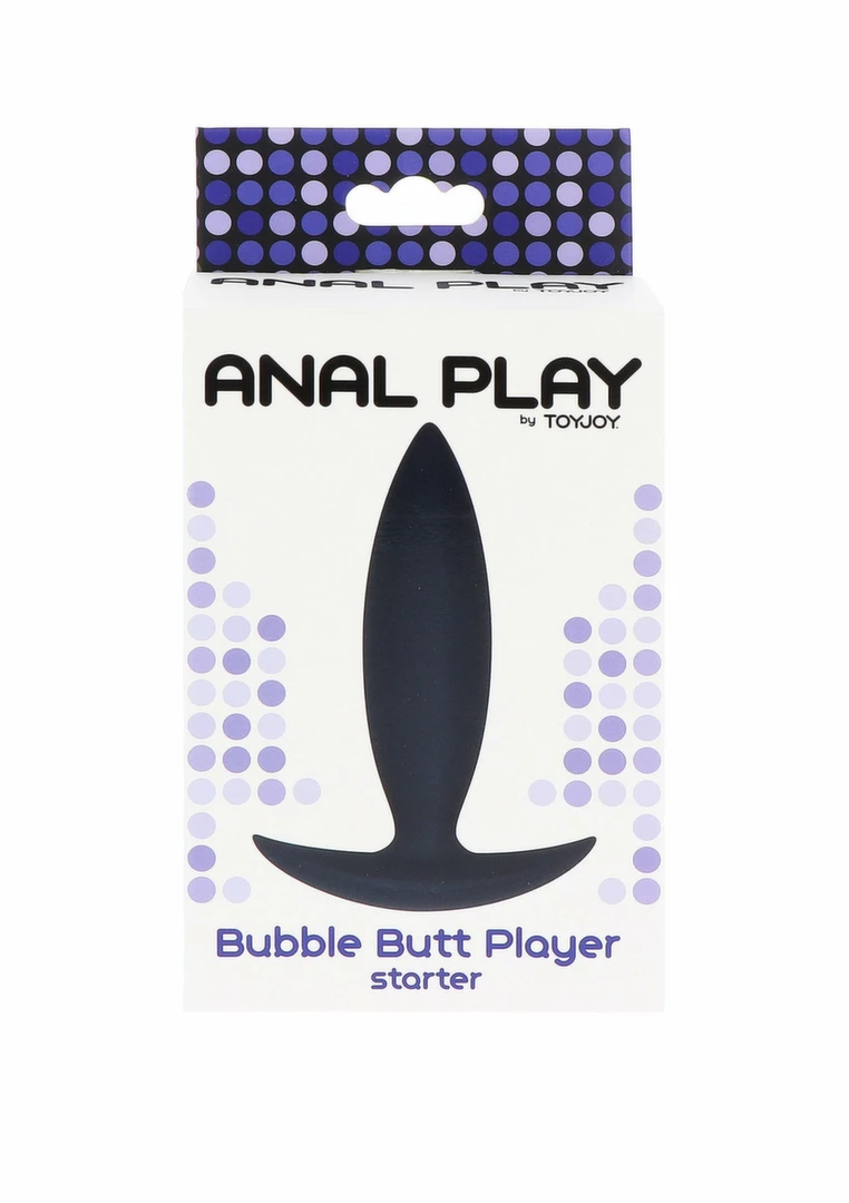 TOYJOY Bubble Butt Player Starter silikonowy korek anatomiczny czarny