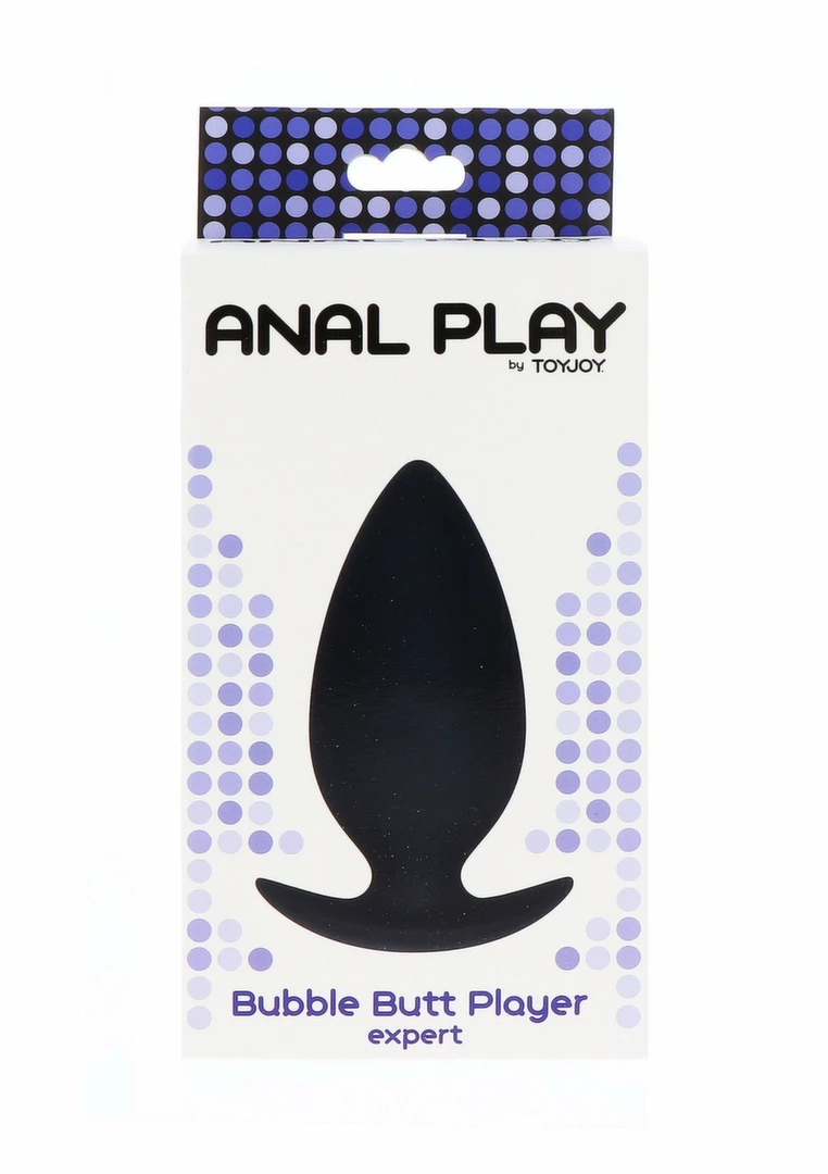 TOYJOY Bubble Butt Player Expert silikonowy korek anatomiczny czarny