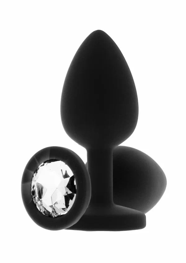 TOYJOY Diamond Booty Jewel Small Silicone Plug with Gemstone Accent