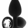 TOYJOY Diamond Booty Jewel Medium Silicone Plug with Gem Accent