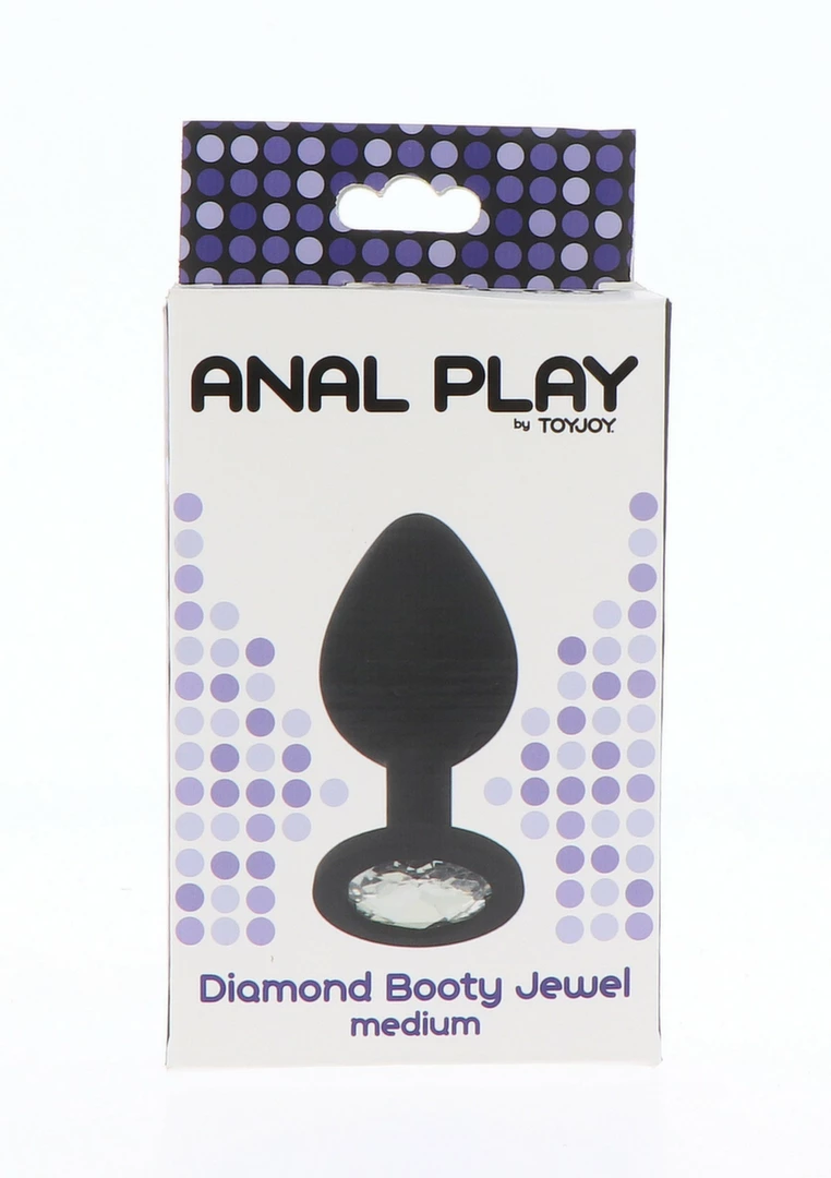 TOYJOY Diamond Booty Jewel Medium Silicone Plug with Gem