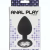 TOYJOY Diamond Booty Jewel Large Silicone Plug with Gemstone