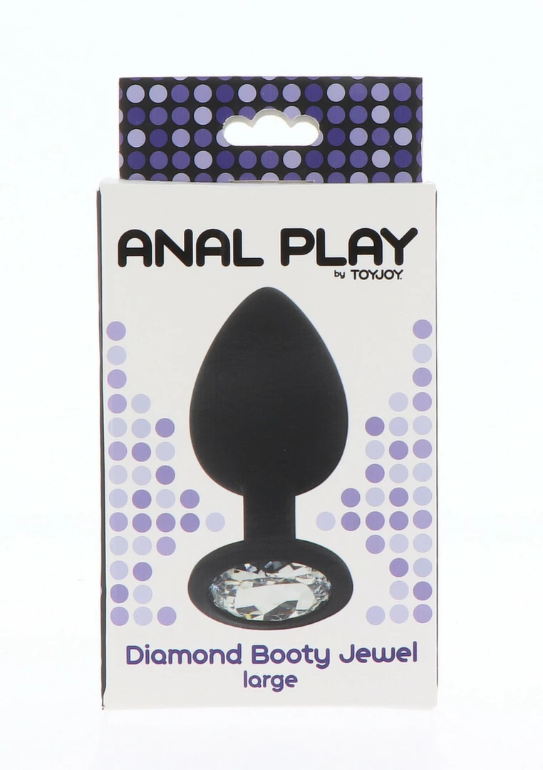 TOYJOY Diamond Booty Jewel Large Silicone Plug with Gemstone