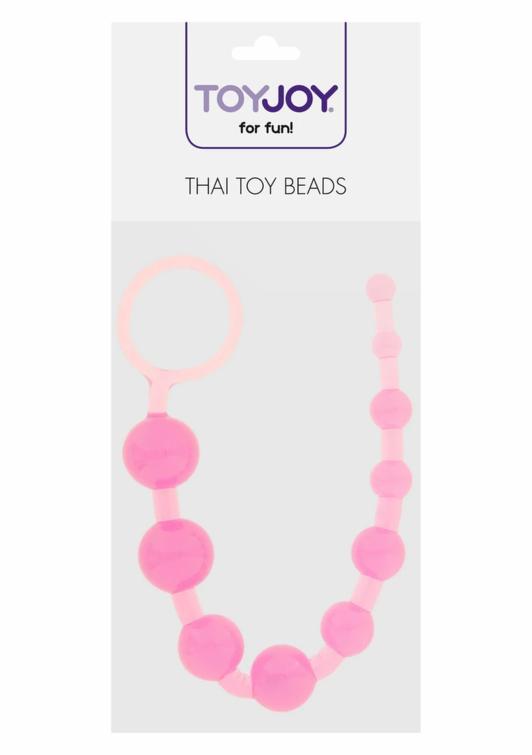 ToyJoy Thai Toy Beads kulki intymne silikonowe czarne 21 cm - Anelma ToyJoy Thai Toy Beads kulki intymne silikonowe czarne 21 cm