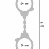 ToyJoy Stretchy Fun Cuffs silikonowe elastyczne kajdanki uniwersalne czarne