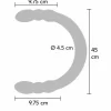 TOYJOY Double Digger Dong 45 cm - dwustronny model z PVC - Anelma eroticshop