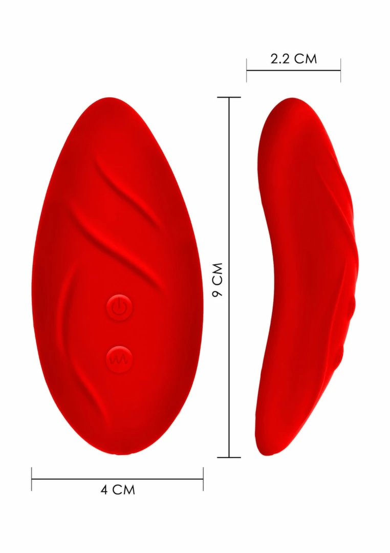 TOYJOY Divine Panty Vibrator Designer Edition Red Lace Set