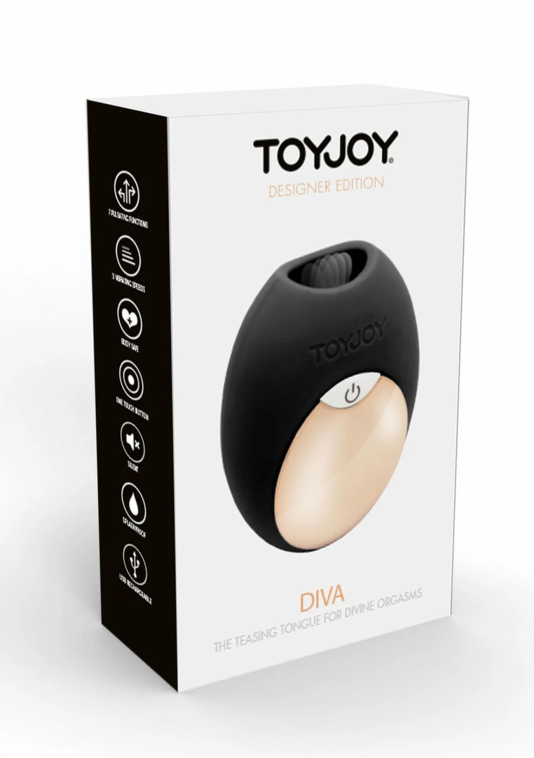 TOYJOY Diva Mini Tongue silikonowy stymulator ładowany USB