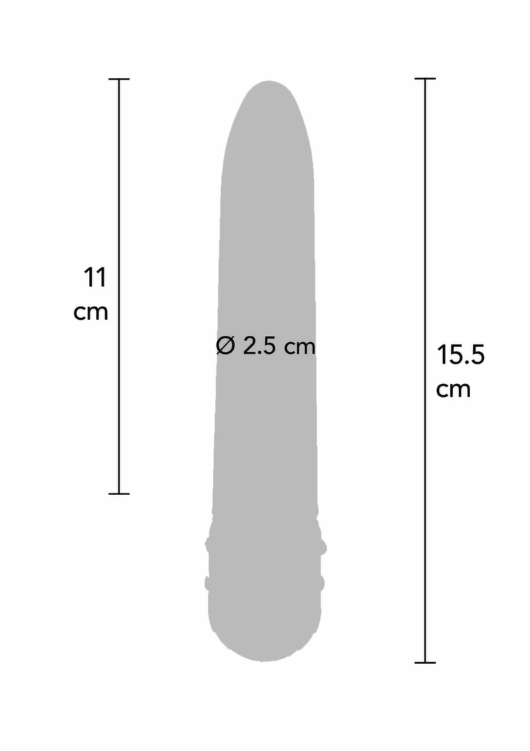 ToyJoy Diamond Superbe Vibrator klasyczny model z