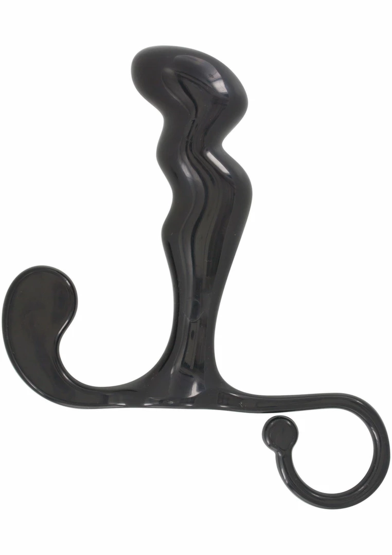 ToyJoy Power Plug Prostate Massager Black Ergonomic Silicone Design