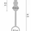TOYJOY Manpower Anal Plug & Cock Ring silikonowy 2w1 czarny