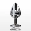 TOYJOY Starlight Booty Jewel Large Aluminum Plug with Gem Accent. Butt plug