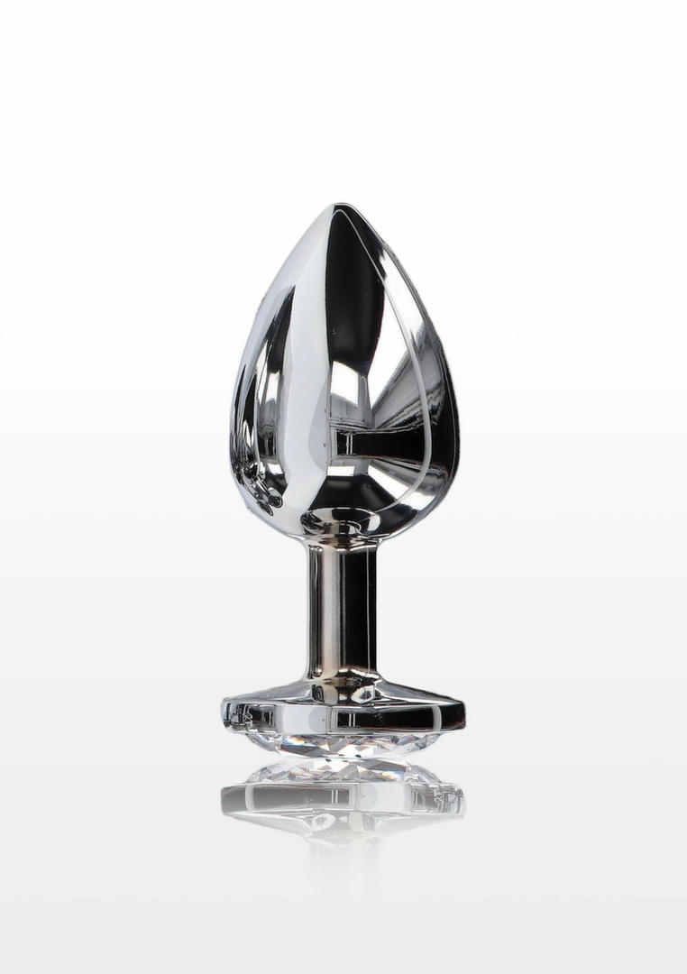 TOYJOY Starlight Booty Jewel Large Aluminum Plug with Gem Accent. Butt plug