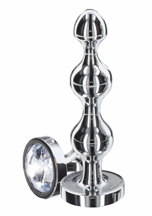 TOYJOY Diamond Star Beads Medium Aluminium Plug with Silver Jewel