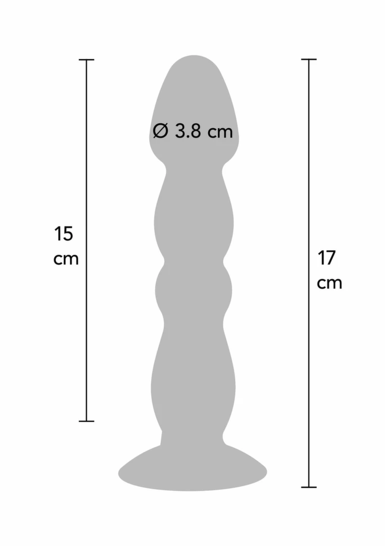 ToyJoy Vibrating Anal Plug Large silikonowy