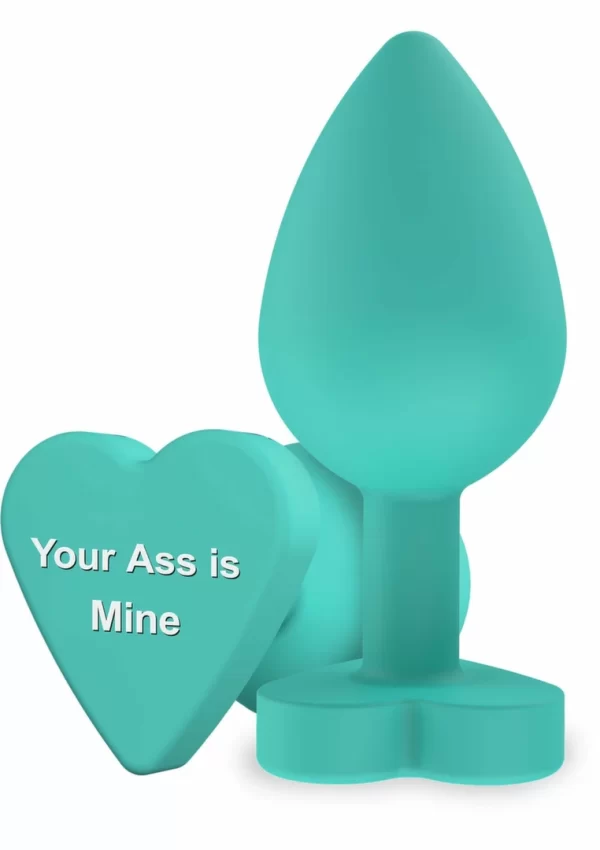 ToyJoy Booty Sweethearts Silicone Plug Heart Base Black Medium