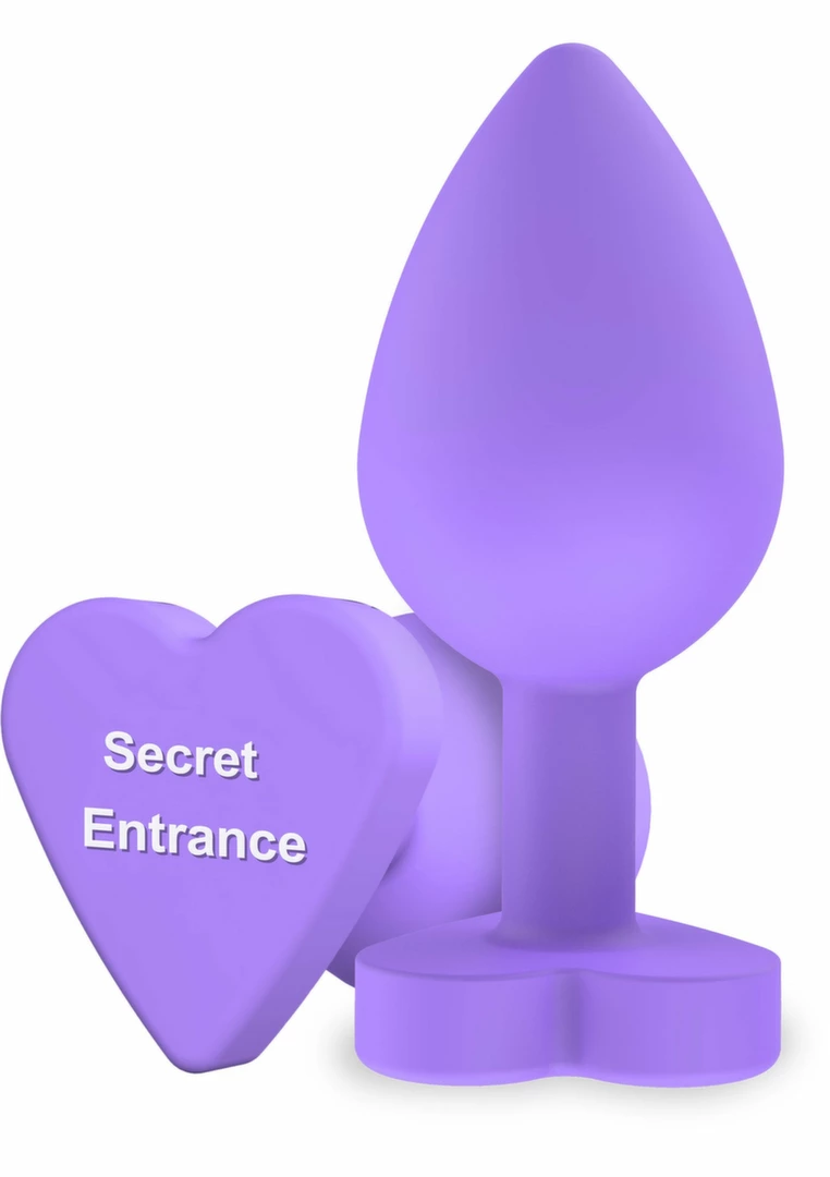 ToyJoy Booty Sweethearts Secret Entrance Silicone Plug Pink