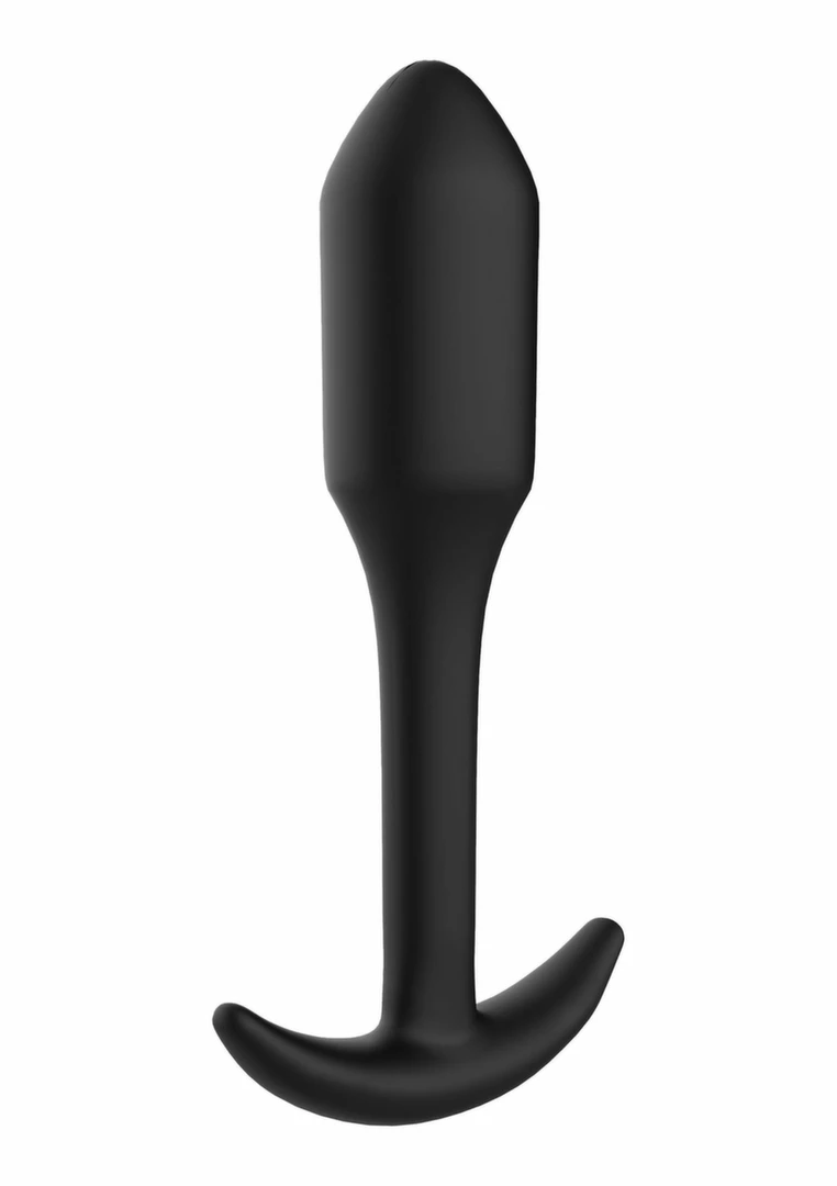 ToyJoy Smooth Plug Medium Silicone Anal Model 10.9cm Black. Butt plug. See functions