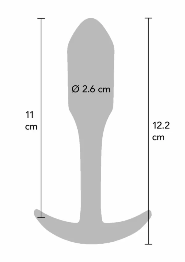 ToyJoy Smooth Anal Plug Large silikonowy korek anatomiczny 12