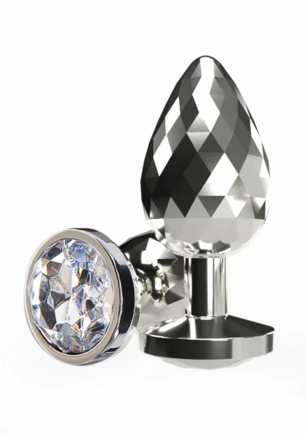 TOYJOY Disco Diamond Plug Medium Aluminium Faceted Gem Base