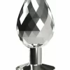 TOYJOY Disco Diamond Plug Large Aluminum Gem Base Silver