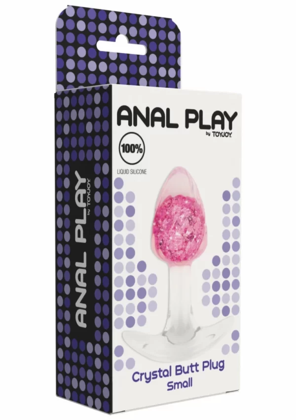 ToyJoy Crystal Plug Small silikonowy z krysztaÅ‚owÄ… kulÄ…