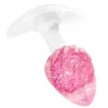 ToyJoy Crystal Plug Small Liquid Silicone Sparkling Base 7.5
