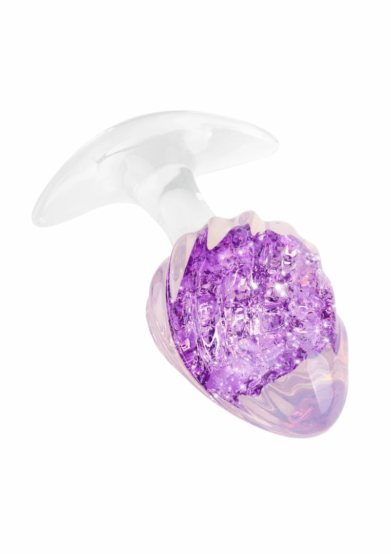 ToyJoy Crystal Plug Medium Liquid Silicone Glam Look